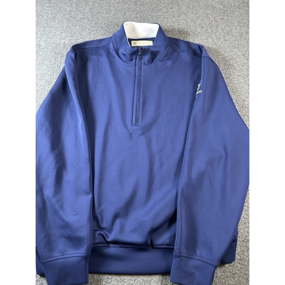 Donald Ross Men's Large 1/4 Zip Golf Pullover Performance Stonebriar Golf Course